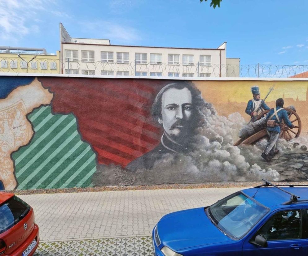 Rawicz z nowym historycznym muralem. Burmistrz: „To miejsce zyska nowoczesny i piękny charakter”