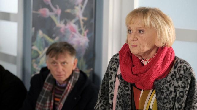 M jak miłość odc. 1854. Zofia Kisielowa (Małgorzata Rożniatowska), Robert Żak (Krzysztof Tyniec)