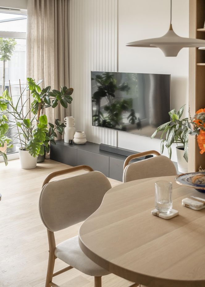 Mieszkanie architekta w Poznaniu inspirowane organicznymi kształtami