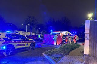 Makabra we Włochach. Kierowca bmw przejechał pieszą