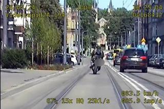 Rekordzista z Chorzowa. Jadąc motocyklem w kilkanaście minut zebrał 346 punktów karnych jadąc na 