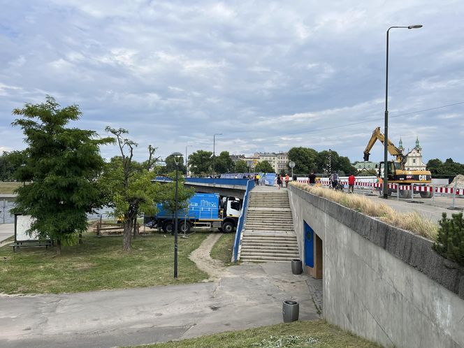Remont mostu Grunwaldzkiego w Krakowie