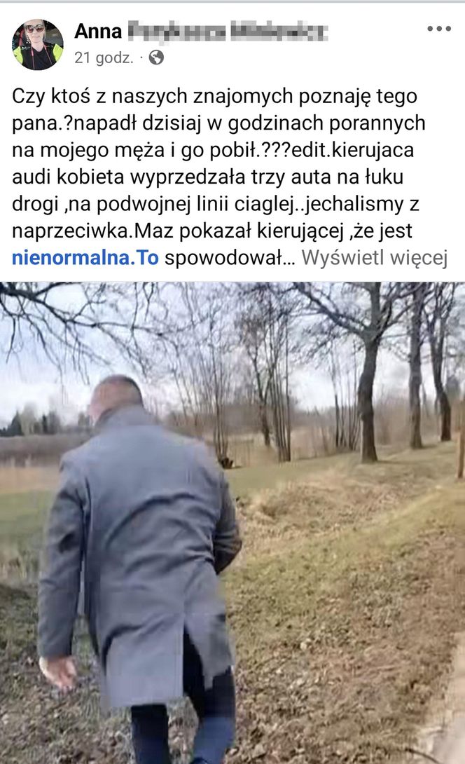 Wściekły sołtys rzucił się na kierowcę 