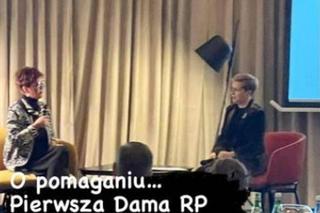 Jolanta Kwaśniewska wystrojona w małą czarną. Co za nogi!