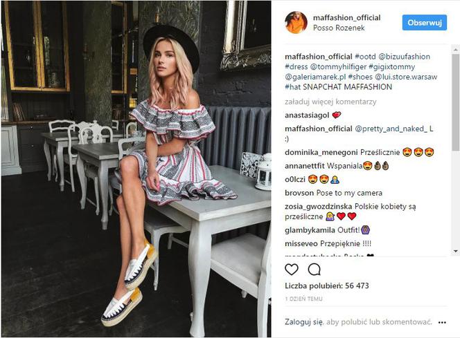 Maffashion w bazarowej sukience