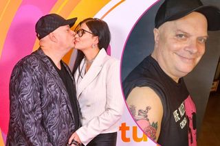 Krzysztof Skiba wyraził ukochanej miłość... tatuażem! Jest różowo i kiczowato. Mam nadzieję, że zmywalny