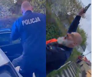 Agresywni rzucili się na policjantów. W ruch poszedł gaz i broń