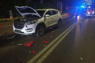 Żarki: Lexus zderzył się z motocyklem