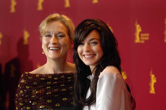 Lindsay Lohan z Meryl Streep 2006 r.