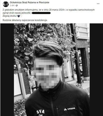 Tragiczny wypadek w Szczuce pod Brodnicą. Nie żyje 24-letni kierowca BMW