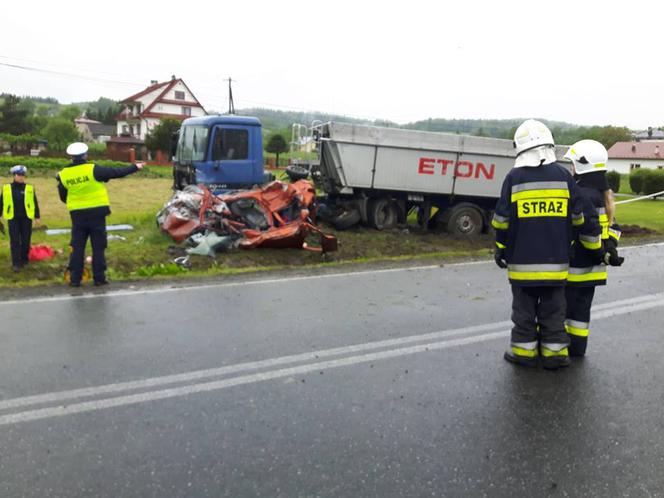 Wypadek w Olszynach - zdjęcia