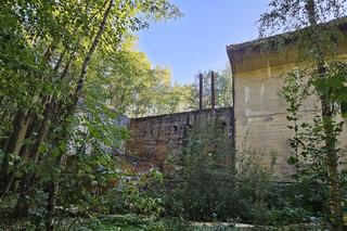 Monumentalna śluza Leśniewo z symbolami III Rzeszy ukryta w mazurskim lesie. Jest owiana tajemnicą [ZDJĘCIA]