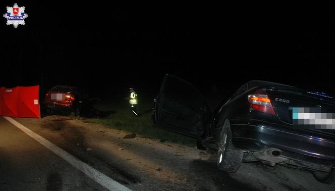 Śmiertelny wypadek na trasie Lublin-Lubartów. Chciał uniknąć zderzenia z sarną