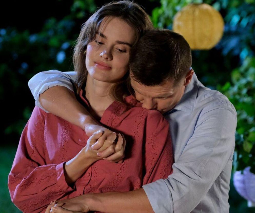 M jak miłość odc. 1889. Franka (Dominika Kachlik), Paweł (Rafał Mroczek)