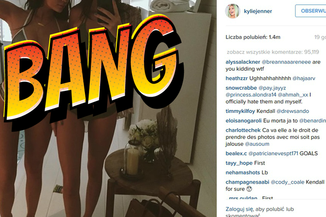 Kylie i Kendall Jenner w bikini