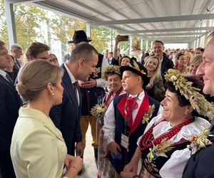 Koło Gospodyń Wiejskich w Puszynie na Dożynkach Prezydenckich w Warszawie