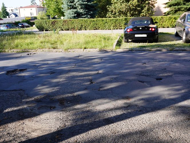 Ul. Pogodna w Lublinie przed remontem