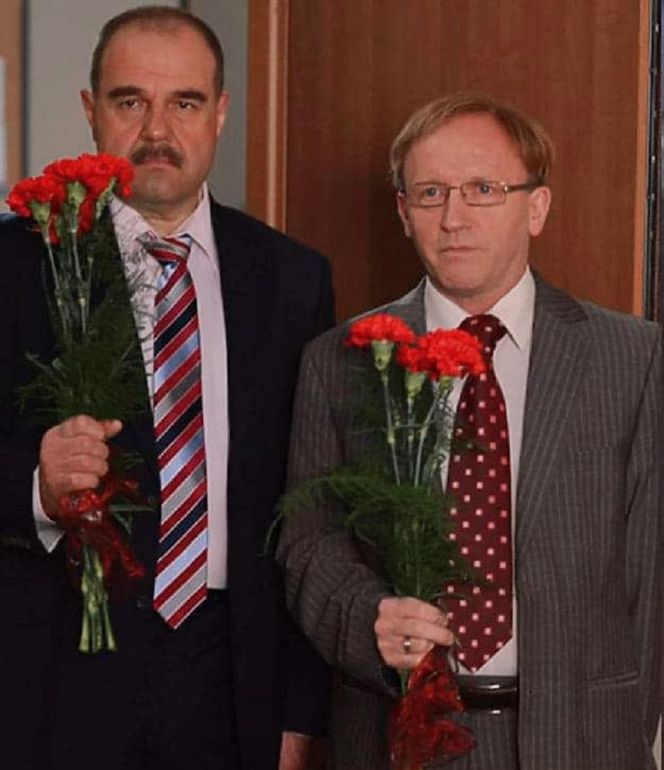 Ranczo. Wójt Paweł Kozioł (Cezary Żak), Arkadiusz Czerepach (Artur Barciś)