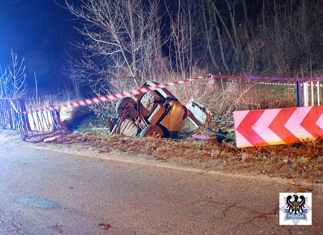 Jazda pod wpływem alkoholu zakończona wypadkiem