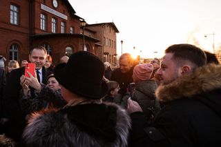 Karol Nawrocki w Lęborku