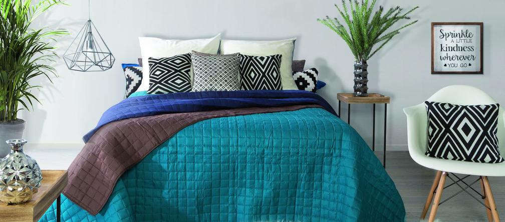 Sypialnia: kolekcja Black&Blue Eurofirany