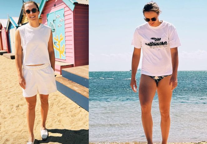 Iga Świątek ruszyła na plażę! Tak ładuje akumulatory przed Australian Open