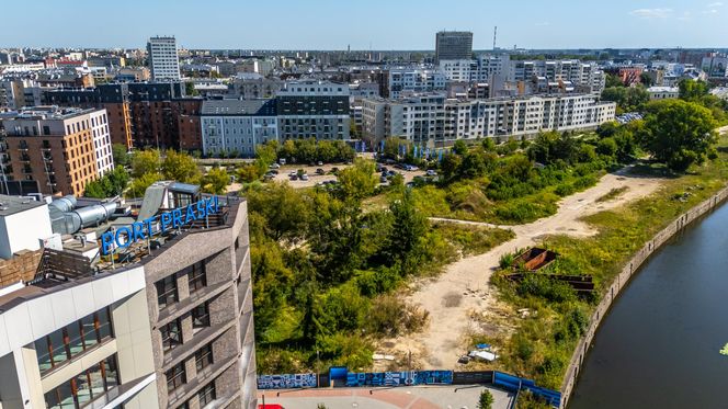 Port Praski w Warszawie z lotu ptaka