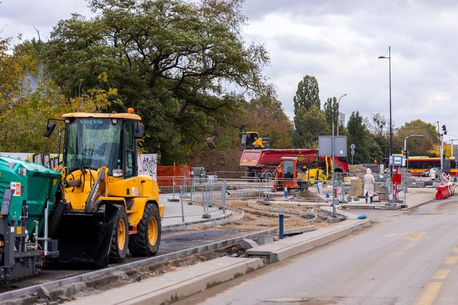 Budowa tramwaju do Wilanowa na kilka tygodni przed otwarciem