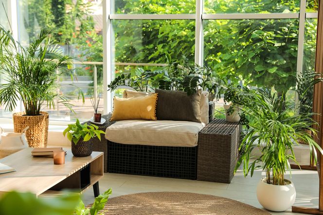 Balkon na parterze