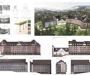 Ośrodek Rewita w Kościelisku od nowa: projekt modernizacji sanatorium Dłuskich w Kościelisku