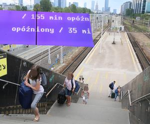 Remont Warszawy Zachodniej. Potężne opóźnienia i chaos na dworcu kolejowym