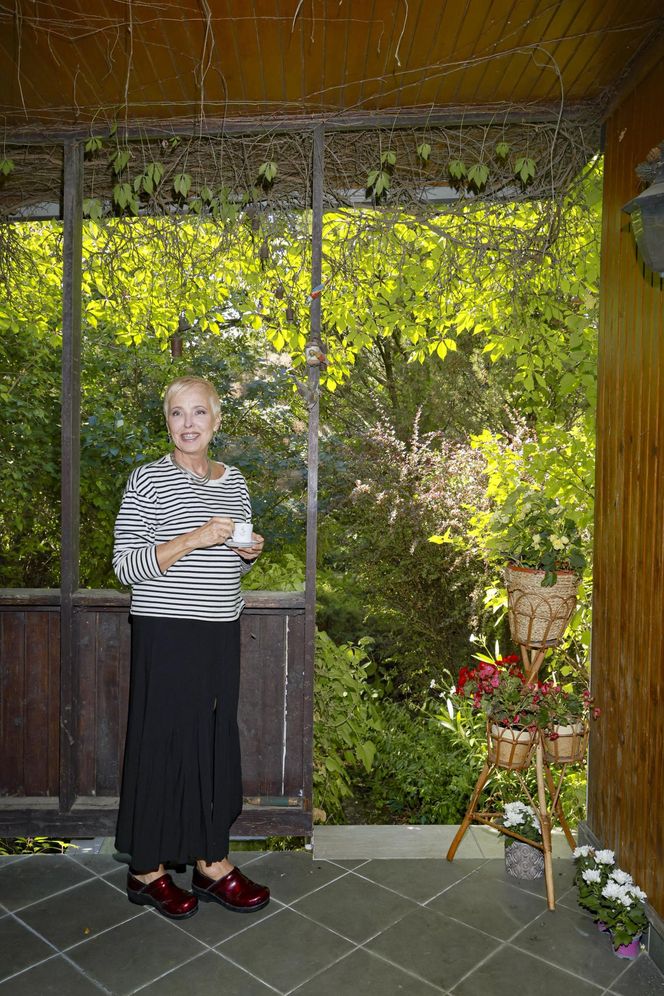 Ewa Telega pokazała ukochane miejsce. Aktorka uwielbia swój ogród