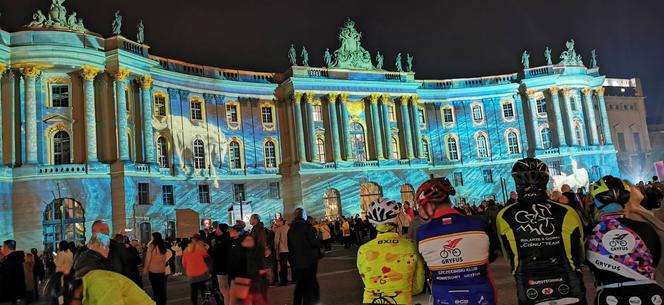 Szczecińscy rowerzyści na Festiwalu Światła w Berlinie