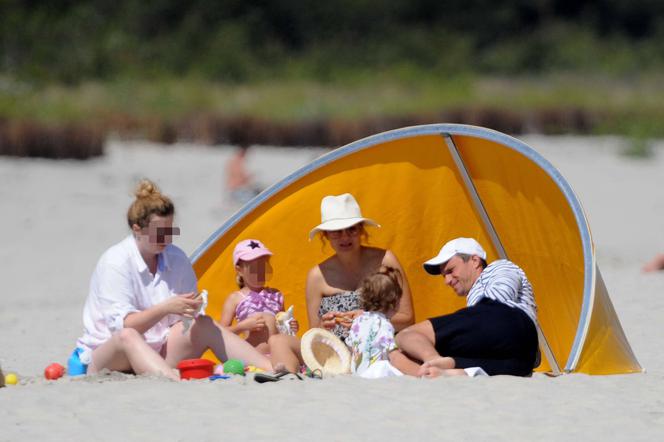 Małgorzata Socha wypoczywa z rodziną w Juracie