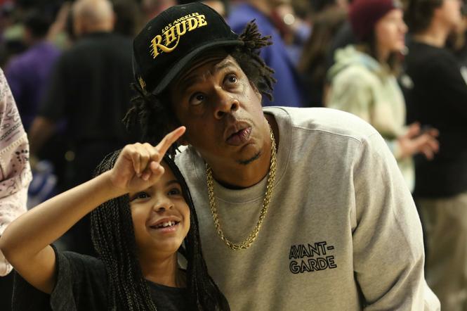Jay-Z i Blue Ivy Carter, córka Beyonce