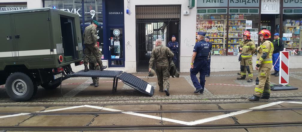 Granat w kamienicy przy Gdańskiej w Bydgoszczy