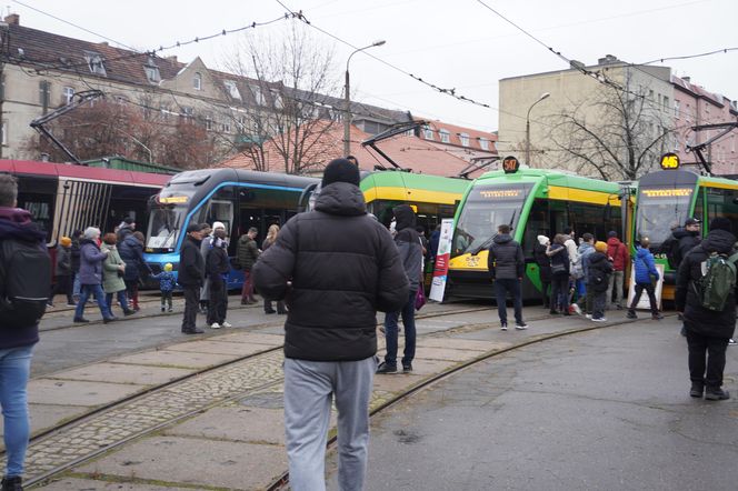 Katarzynki 2024 - wystawa tramwajów przy historycznej zajezdni przy ulicy Madalińskiego