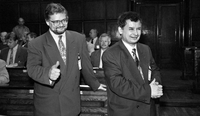 Adam Glapiński. Warszawa, 06.1992. 2. Kongres Porozumienia Centrum