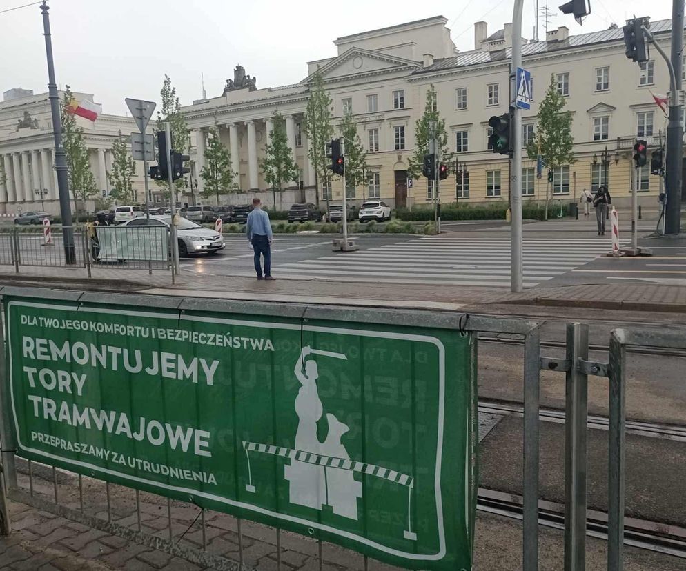 Prace na Marszałkowskiej