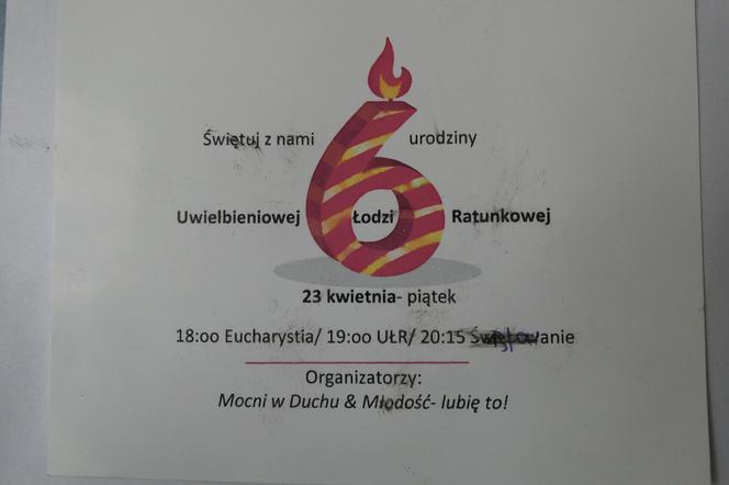 6 lat Uwielbieniowej Łodzi Ratunkowej