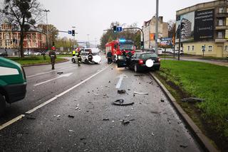 Wypadek na placu Poznańskim w Bydgoszczy