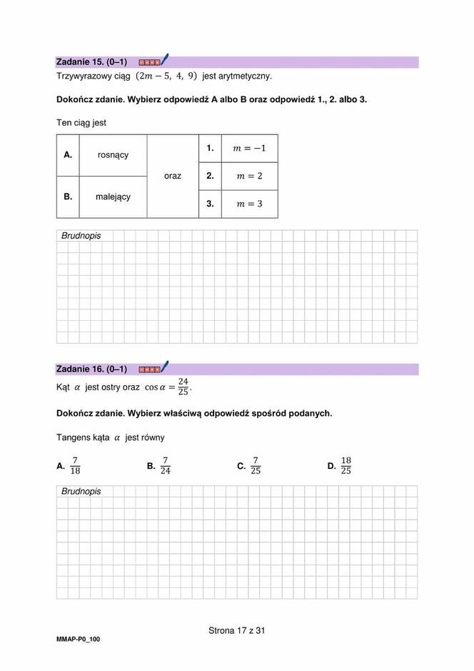 Matura poprawkowa 2024: matematyka. Arkusze CKE i odpowiedzi [Formuła 2023]