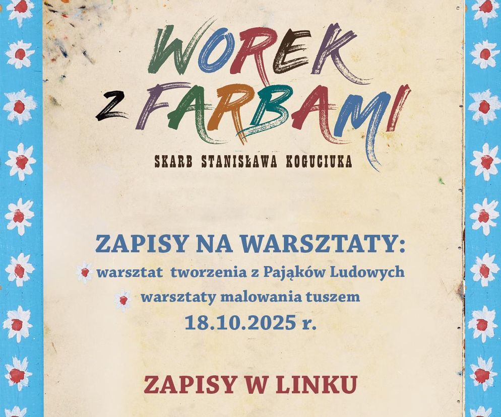 Worek z farbami - spotkanie sztuki tradycyjnej i cyfryzacji.