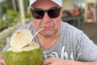 Cezary Żak z żoną na wakacjach