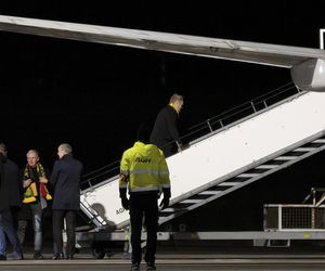 Taki humor miał Donald Tusk po meczu Litwa - Polska