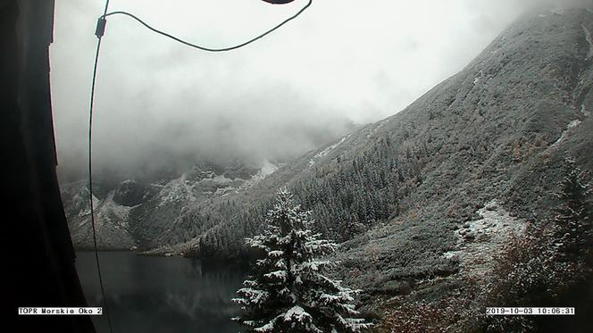 Tak o poranku wyglądały Tatry