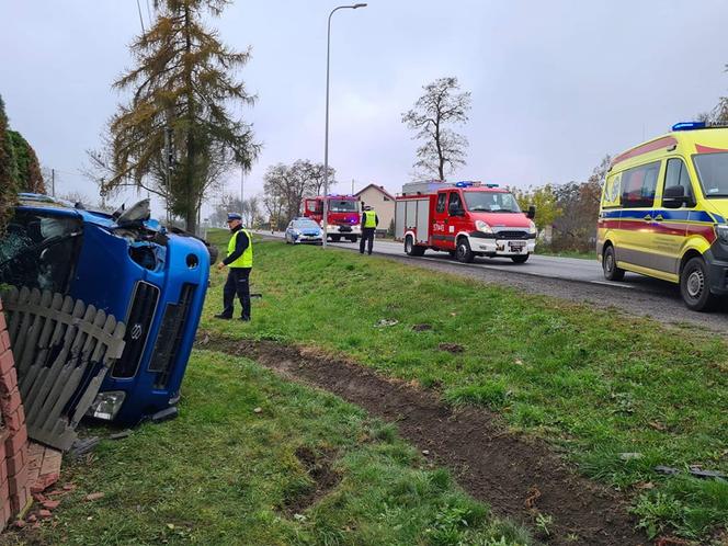 Śmiertelne dachowanie na DK 62