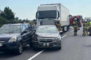  Karambol na S8 pod Wrocławiem. Zderzyło się łącznie 7 pojazdów