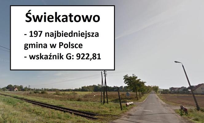 Które gminy w województwie kujawsko-pomorskim należą do najbiedniejszych w skali kraju?