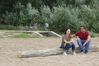 M jak miłość odc. 1397. Iza (Adriana Kalska), Marcin (Mikołaj Roznerski)